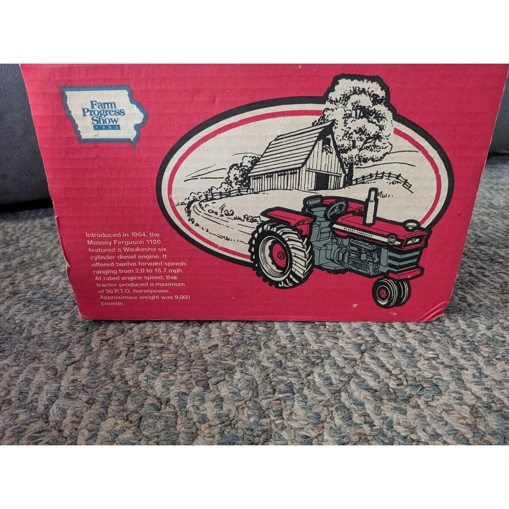 Scale Models Massey Ferguson 1100 Tractor 1993 Farm Progress Show Die Cast USA